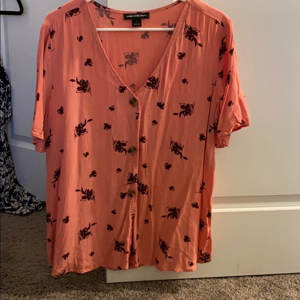 Something Navy Top